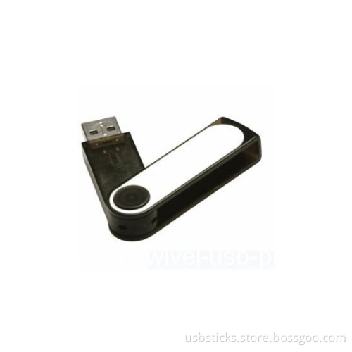 transparent ABS twist usb flash drive in plastic